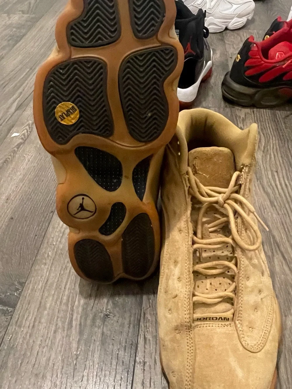Jordan 13 Wheat Retro Tan Suede Sneakers